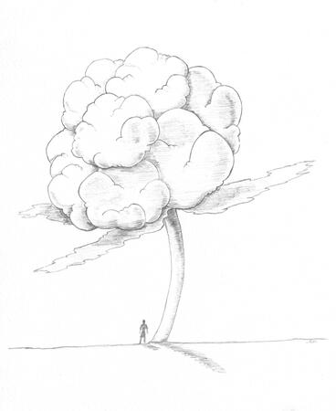 A fantasy cloudberry for DnD Homebrew Ald Amura, pencil